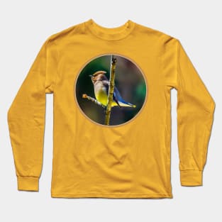 Cedar Waxwing Photograph Long Sleeve T-Shirt